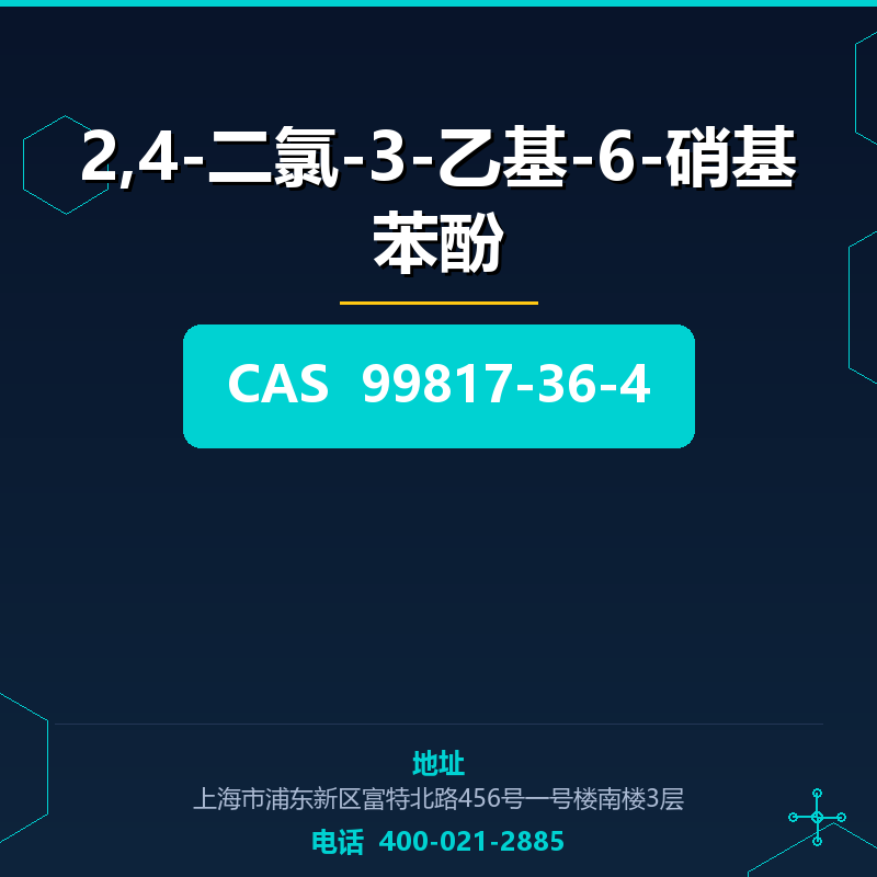 2,4-二氯-3-乙基-6-硝基苯酚 99817-36-4