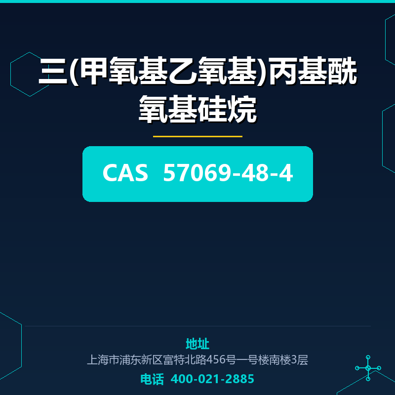 三(甲氧基乙氧基)丙基酰氧基硅烷 57069-48-4