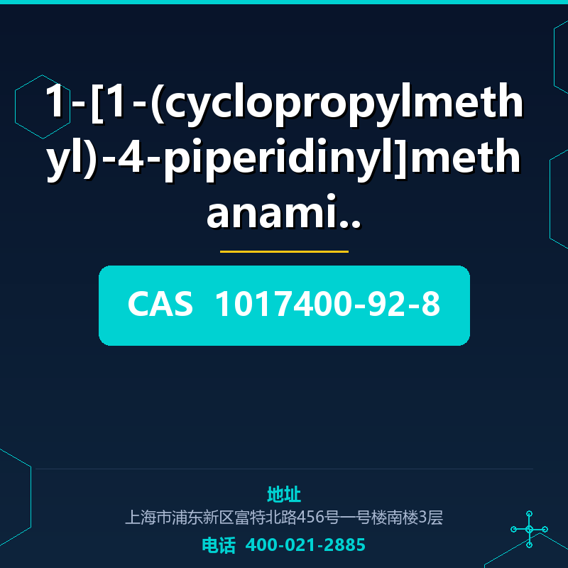 1-[1-(cyclopropylmethyl)-4-piperidinyl]methanamine (1017400- 1017400-92-8