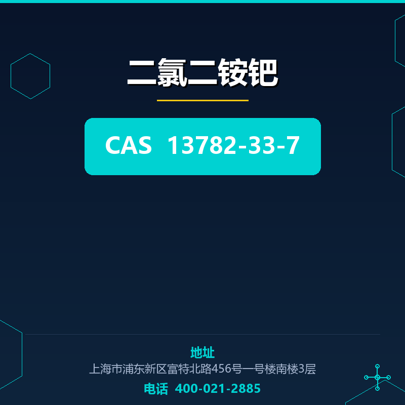 二氯二铵钯 13782-33-7