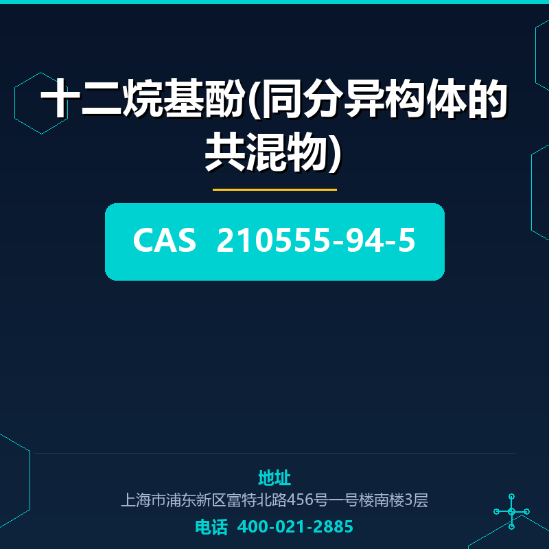 十二烷基酚(同分异构体的共混物) 210555-94-5
