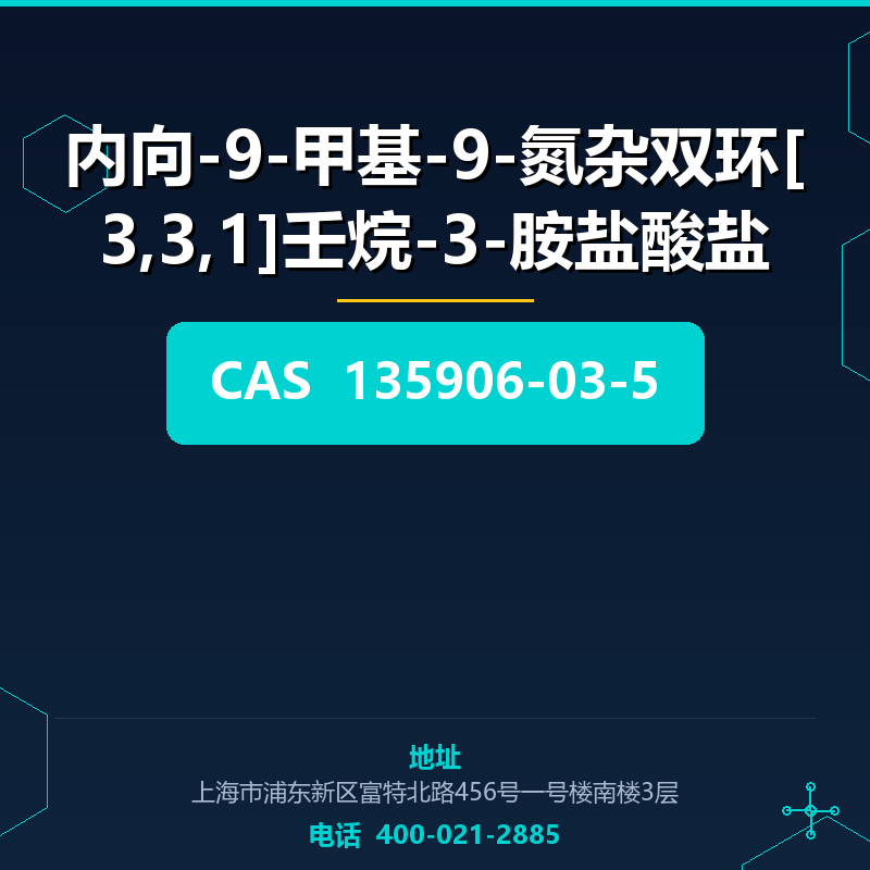 内向-9-甲基-9-氮杂双环[3,3,1]壬烷-3-胺盐酸盐 135906-03-5