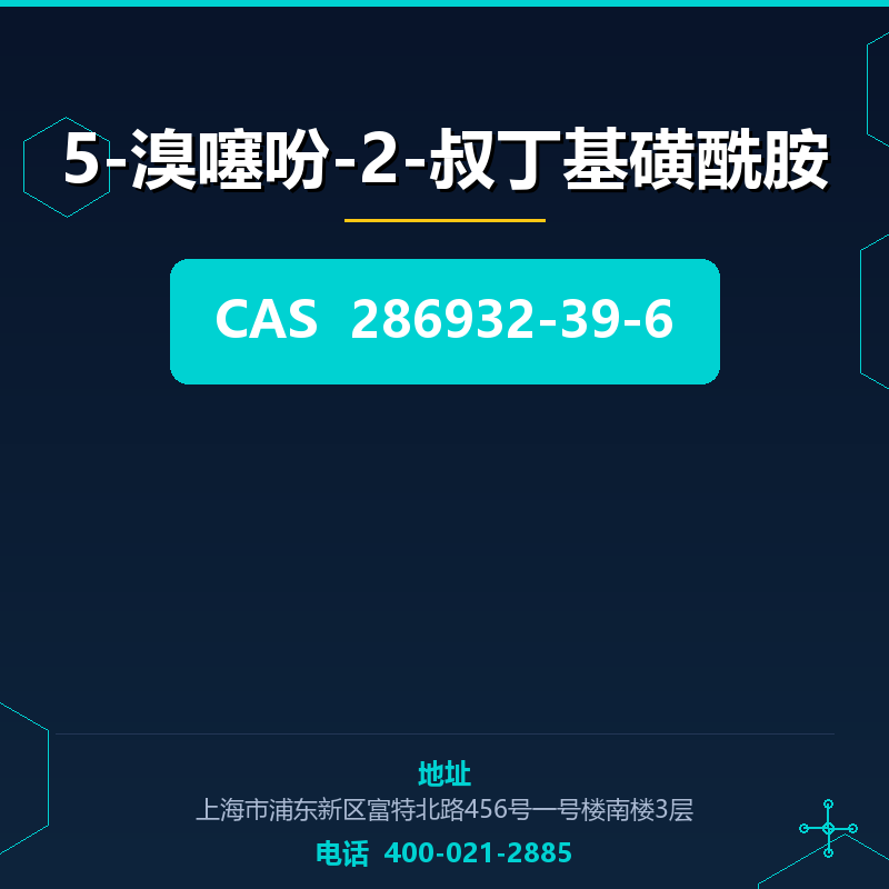 5-溴噻吩-2-叔丁基磺酰胺 286932-39-6