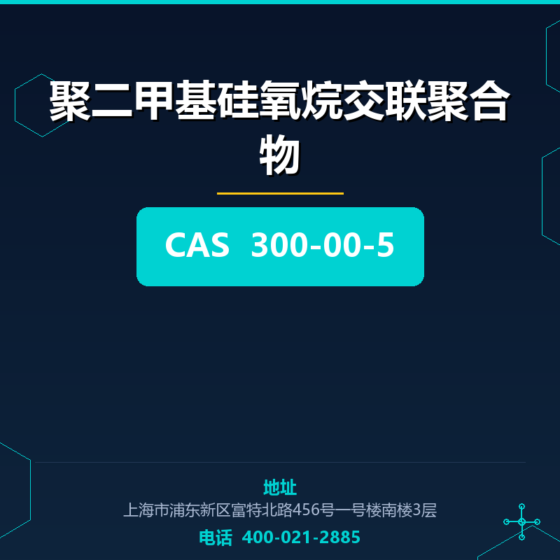 聚二甲基硅氧烷交联聚合物 300-00-5