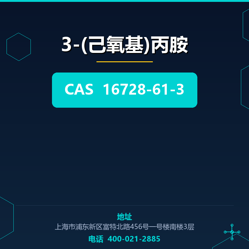 3-(己氧基)丙胺 16728-61-3