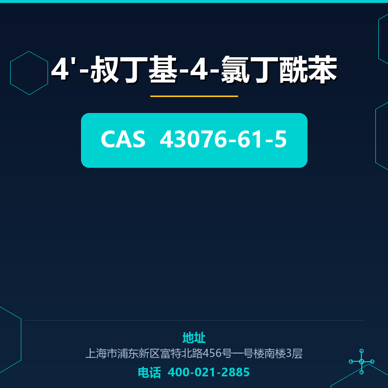 4'-叔丁基-4-氯丁酰苯 43076-61-5