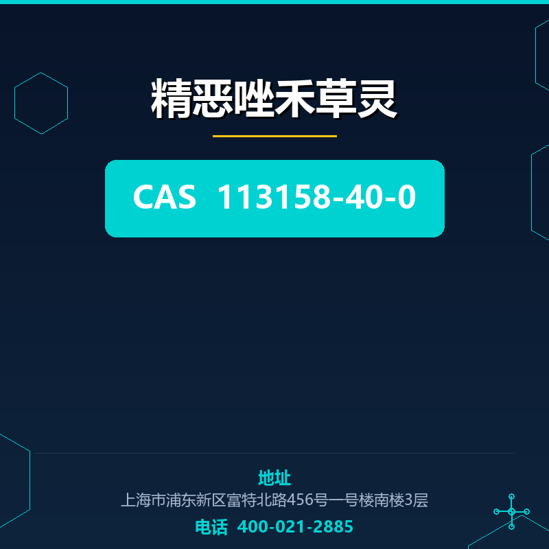 精恶唑禾草灵 113158-40-0