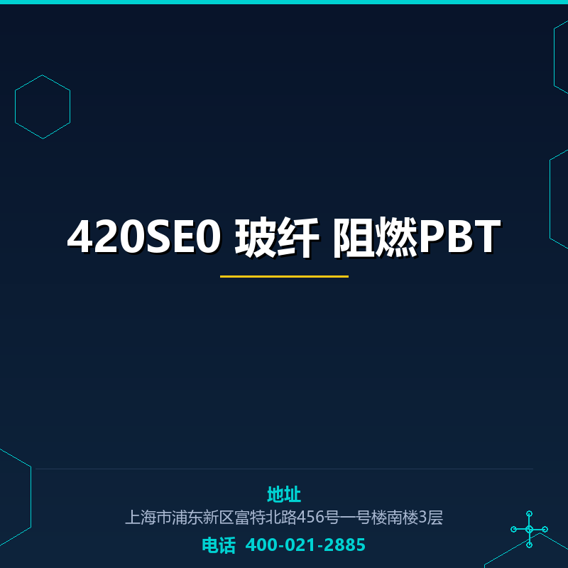 420SE0 30% 玻纤 阻燃PBT None