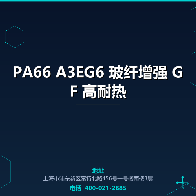 PA66 A3EG6 玻纤增强30% GF 高耐热 None