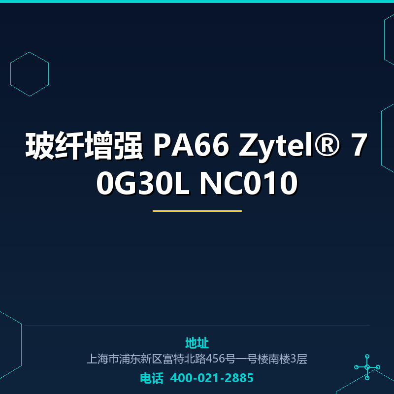 玻纤增强30%PA66 Zytel® 70G30L NC010 None