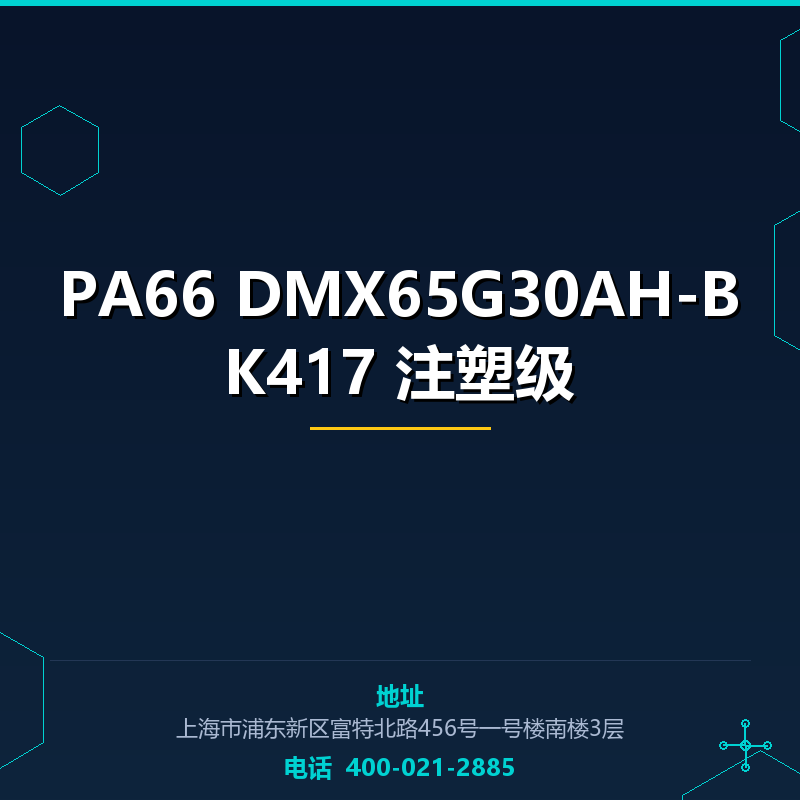PA66 DMX65G30AH-BK417 注塑级 None