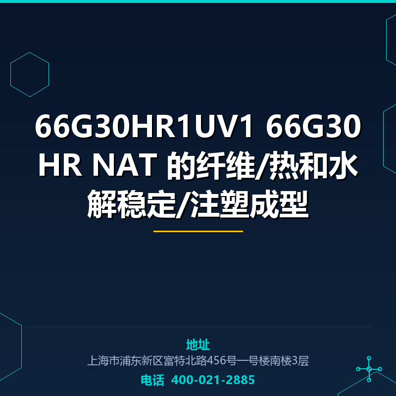 66G30HR1UV1 66G30HR NAT 30%的纤维/热和水解稳定/注塑成型 None