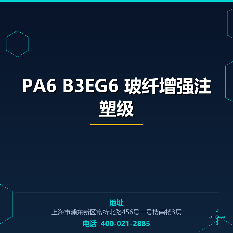 PA6 B3EG6 玻纤增强注塑级 None