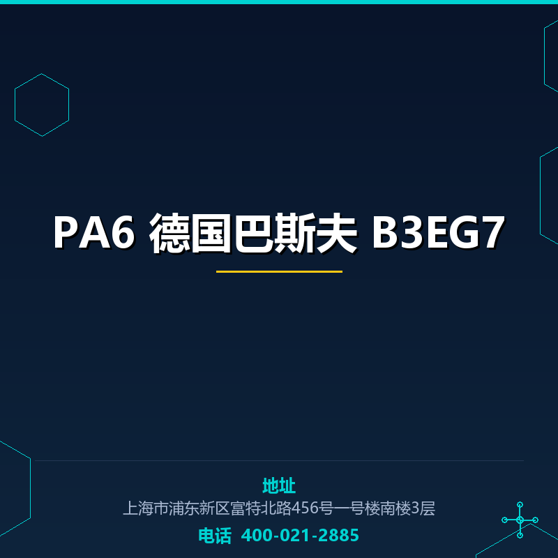 PA6 德国巴斯夫 B3EG7 None