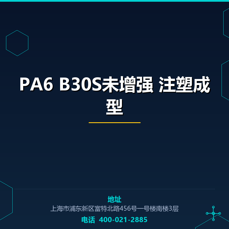 PA6 B30S未增强 注塑成型 None