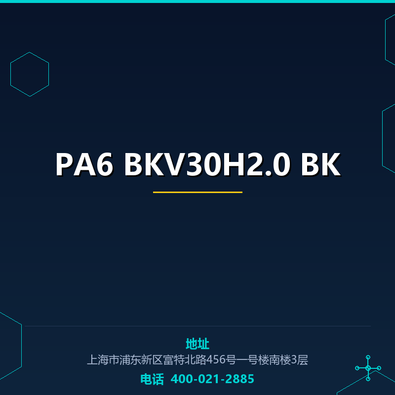 PA6 BKV30H2.0 BK None