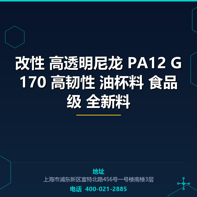 改性 高透明尼龙 PA12 G170 高韧性 油杯料 食品级 全新料 None
