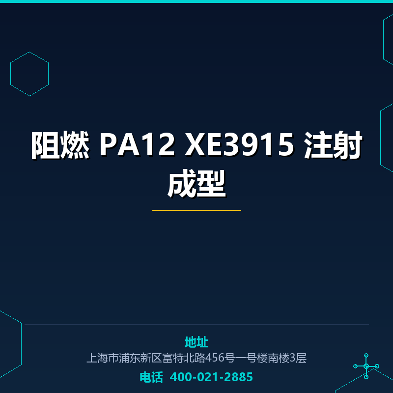 阻燃 PA12 XE3915 注射成型 None