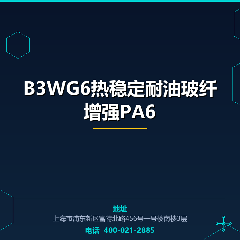 B3WG6热稳定耐油玻纤增强PA6 None