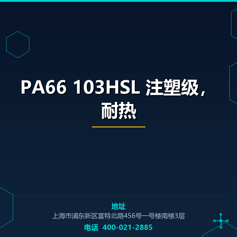 PA66 103HSL 注塑级，耐热 None