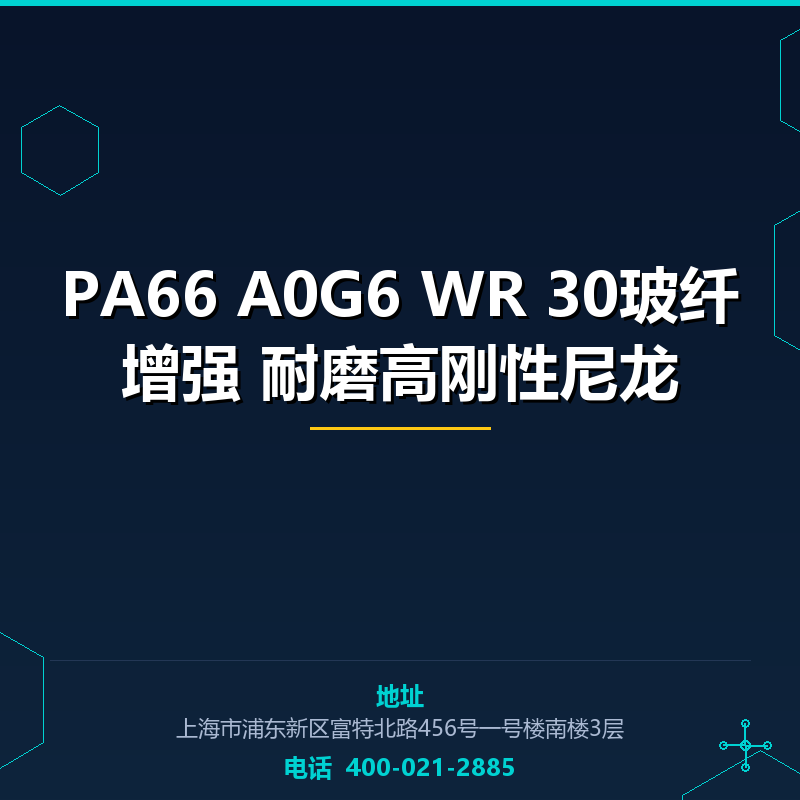 PA66 A0G6 WR 30玻纤增强 耐磨高刚性尼龙 None